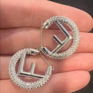 Elegant Silver Hoop Earrings